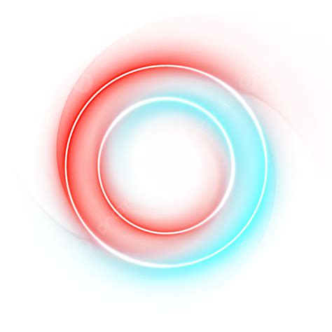 Neon Border Blue Red Circle Frame, Neon Border, Neon, Border PNG Transparent Clipart Image and ...