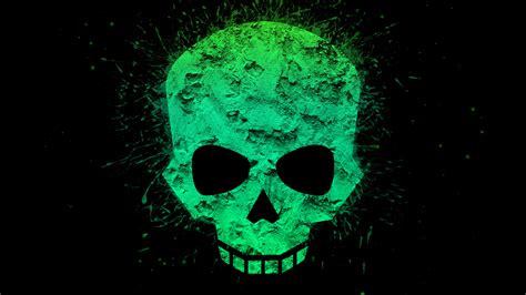 1920x1080 Green Skull 4k Laptop Full HD 1080P ,HD 4k Wallpapers,Images,Backgrounds,Photos and ...