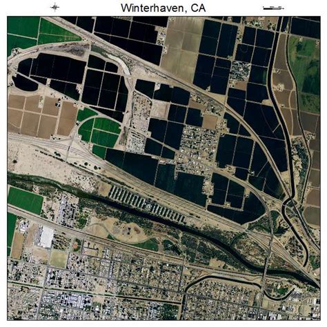 Aerial Photography Map of Winterhaven, CA California