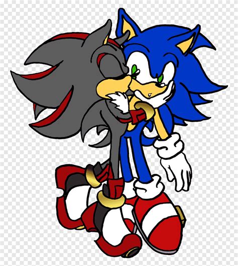 Shadow The Hedgehog And Sonic The Hedgehog Kiss