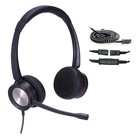 Cisco Telephone Headset with Microphone Noise Cancelling Dual Ear ...