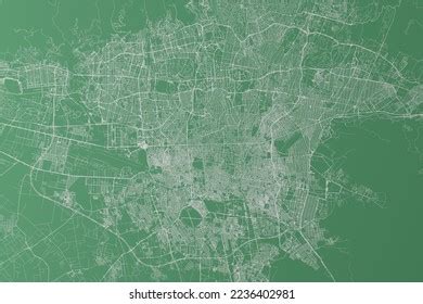 Stylized Map Streets Tehran Iran Made Stock Illustration 2236402981 ...