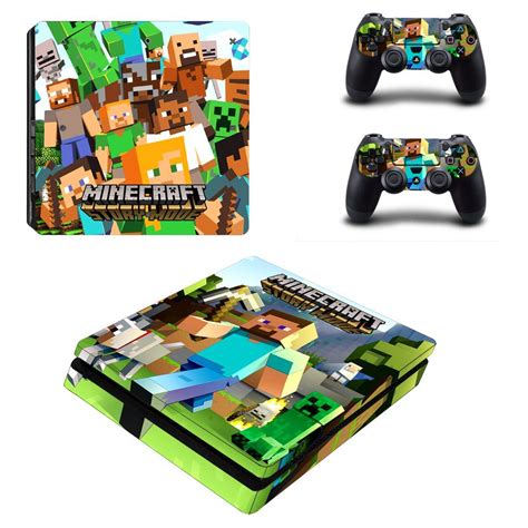 PS4 Slim Cover - Minecraft - ConsoleSkins.co