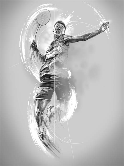 world class badminton players on Behance