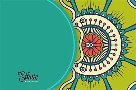 Premium Vector | Colorful mandala background template