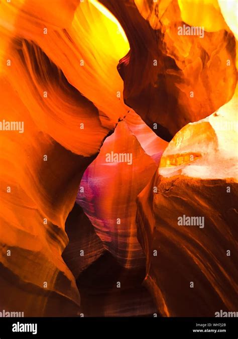 Rock Formations In Cave Stock Photo - Alamy