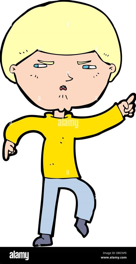 cartoon annoyed man Stock Vector Image & Art - Alamy