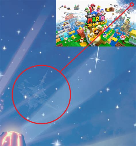 Mario Galaxy Hub World (Comet Observatory) spotted in a SM3DW artwork. - System Wars - GameSpot