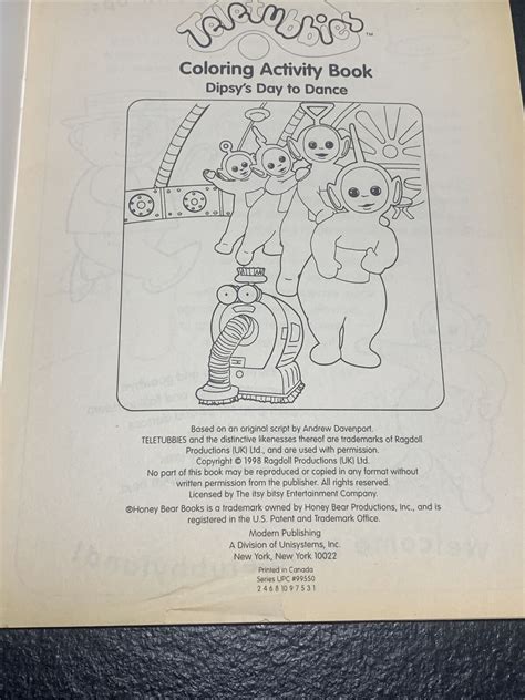 Teletubbies Coloring Activity Books Lot of 2 by Andrew Davenport UNUSED (1998) | eBay