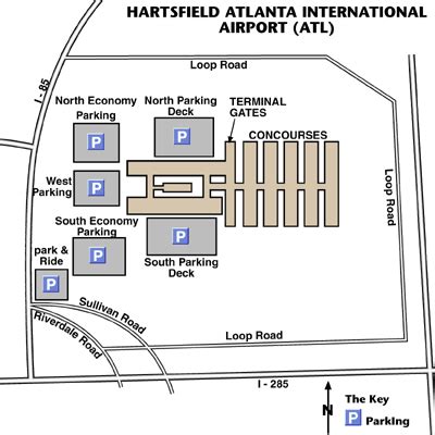 Hartsfield-Jackson Atlanta International Airport Airport Maps - Maps ...