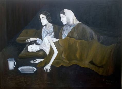 The Death of Anne Frank Painting by Enrique III Anonat | Saatchi Art