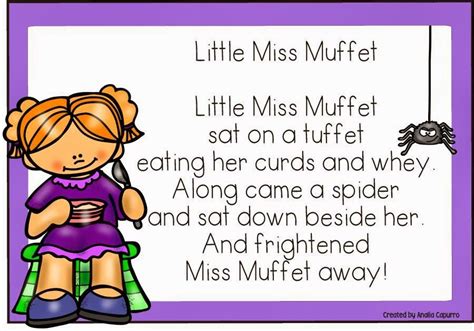 Little Miss Muffet Lyrics Mp3 Download - qwlearn