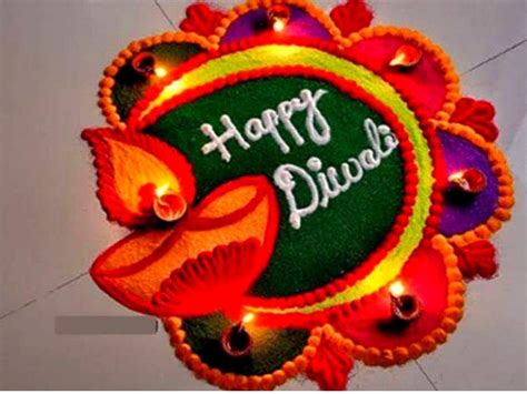 Diwali 2020 Rangoli Designs: 10 unique Rangoli designs made of rice flour - Times of India