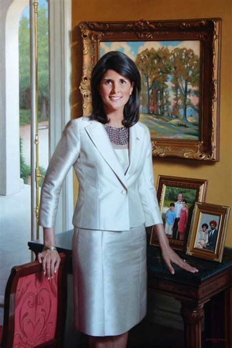 Official portrait of Gov. Nikki Haley unveiled