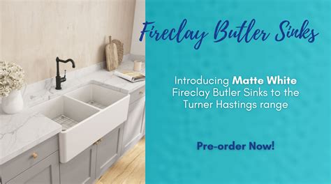 Fireclay Butler Sinks Now Available in Matte White - Cooks Plumbing