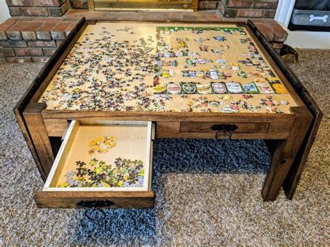 Coffee Table For Jigsaw Puzzles - LarrySolberg