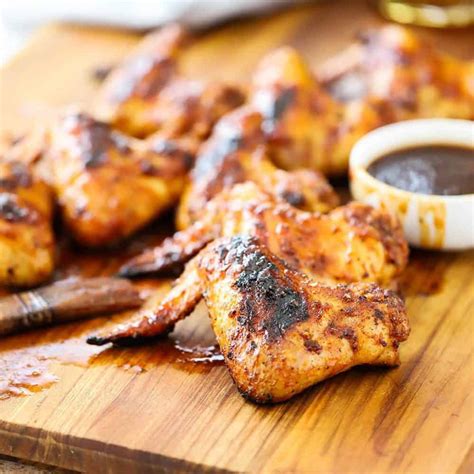 Grilled Bourbon Maple Wings | How To Feed A Loon