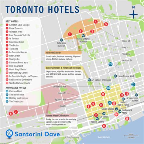 TORONTO HOTEL MAP - Best Areas, Neighborhoods, & Places to Stay