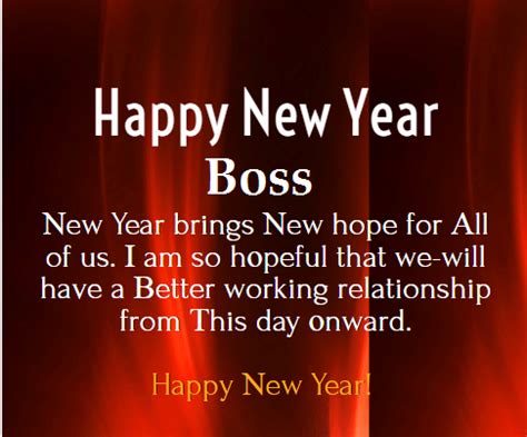 Happy New Year Wishes For Boss – VitalCute