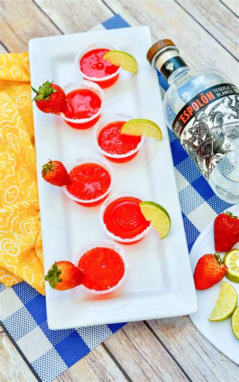 Easy and Fun Strawberry Margarita Jello Shots Recipe