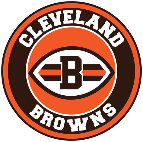 Cleveland Browns Circle Logo Vinyl Decal / Sticker CHOOSE SIZE 3'-12" | eBay