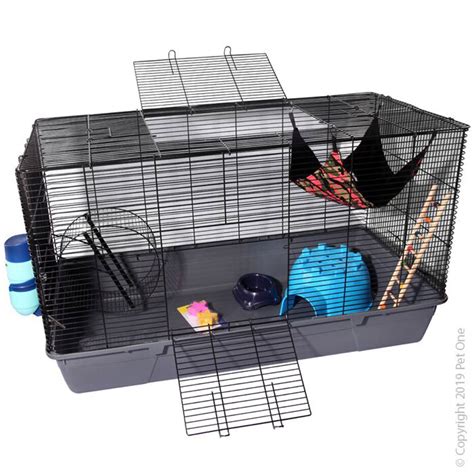 Pet One - Pet One Rat Starter Kit Cage with Stand