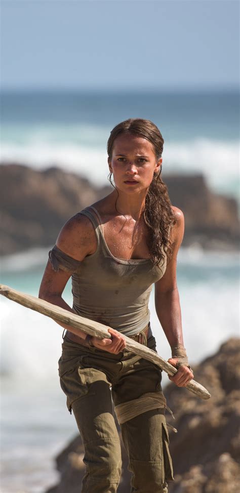 1440x2960 Alicia Vikander As Lara Croft In Tomb Raider Movie Samsung Galaxy Note 9,8, S9,S8,S8 ...