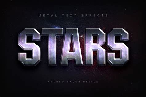 Metal Text Effects - FilterGrade