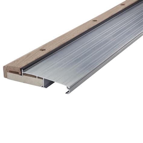 M-D 36-in x 5.625-in Aluminum/Wood Door Threshold (Install with Screws) in the Door Thresholds ...