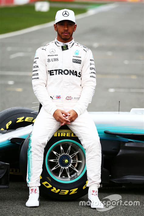 Lewis Hamilton, Mercedes AMG F1 at Mercedes AMG F1 W08 launch