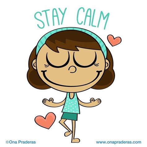 Stay calm #dailydrawing #positivevibes #motivation | Praderas