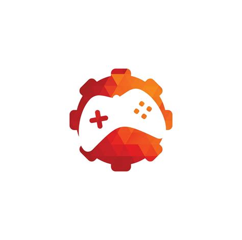 Game with Gear logo template vector. Joystick design Icon. GEAR GAME logo 14039893 Vector Art at ...