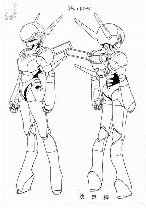 Arte Robot, Robot Art, Conception Robot, Bubblegum Crisis Tokyo 2040, Character Concept ...