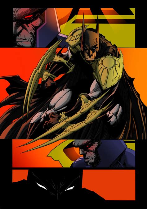 Batman Vs Darkseid Page 1 colors by Sk8shady3214 on DeviantArt