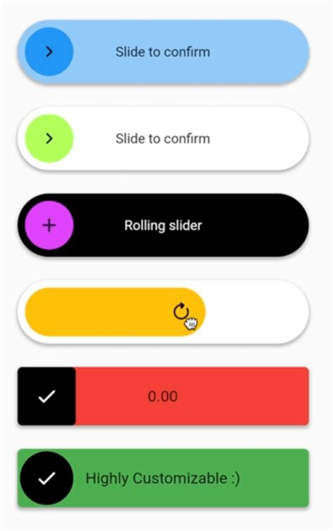 Top Flutter Slider, Range Slider, Circular Slider, Slide to Confirm ...