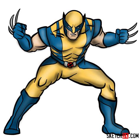 Wolverine Cartoon Drawing | Free download on ClipArtMag