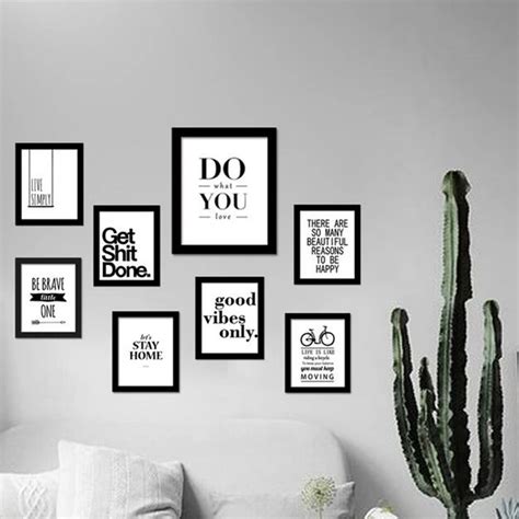 Inspirational Quotes Wall Art Canvas Print Modern Wall Painting Motivational Prints Home Art ...