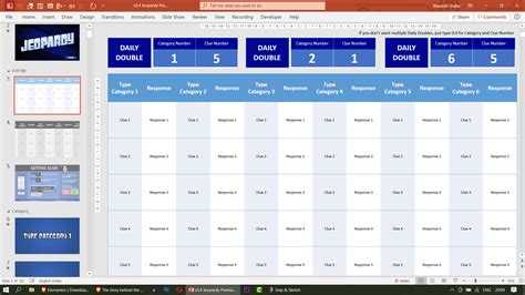 Download Jeopardy PowerPoint Template with Scoreboard