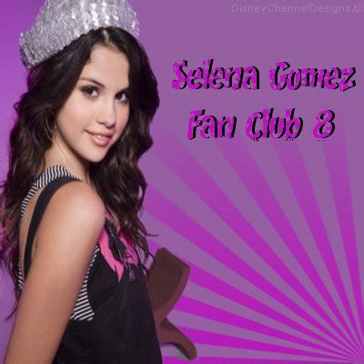 Disney Channel Designs: Selena Gomez Fan Club 8 Picture