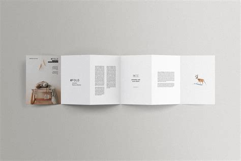 6 Fold Accordion Brochure Mockup - Free Mockup World