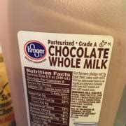 User added: Kroger, Chocolate Whole Milk: Calories, Nutrition Analysis & More | Fooducate