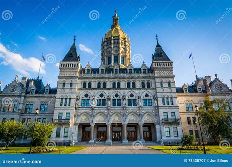 The Connecticut State Capitol Building in Hartford, Connecticut. Stock ...