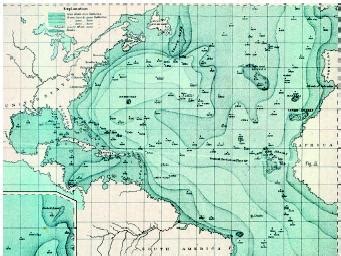 Sea-depth-map