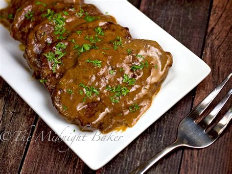 Slow Cooker Braised Steak - The Midnight Baker