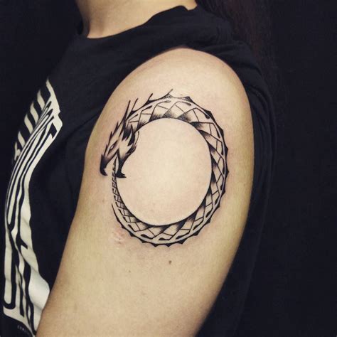 Dragon Tattoo Circle, Tribal Dragon Tattoo, Tribal Arm Tattoos, Aztec Tattoo, Dragon Tattoo ...