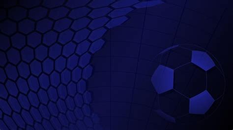 Premium Vector | Soccer background in blue colors