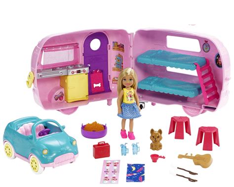 Buy Barbie Toys, Camper Playset with Chelsea Doll and Accessories ...