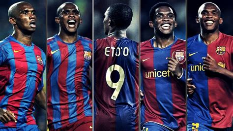 Samuel Eto'o All Goals for FC Barcelona 2004-2009 - YouTube