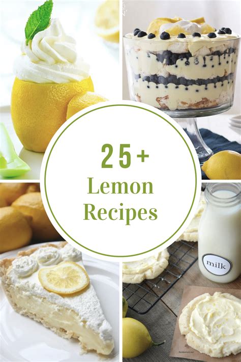 Lemon Recipes - The Idea Room