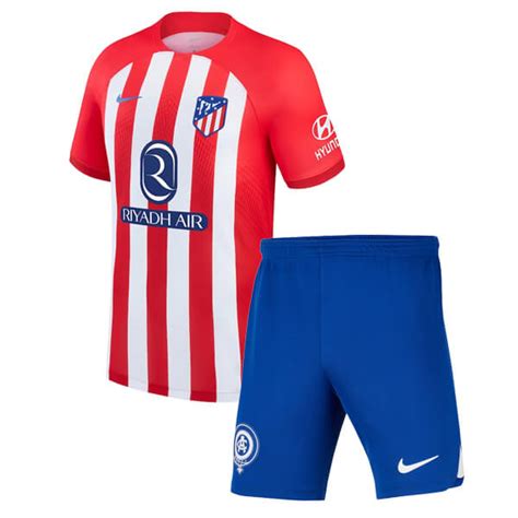 Atletico Madrid Home Kids Football Kit 23/24 - SoccerLord